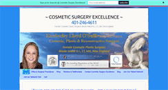 Desktop Screenshot of cosmeticsurgeryexcellence.com