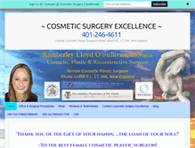 Tablet Screenshot of cosmeticsurgeryexcellence.com